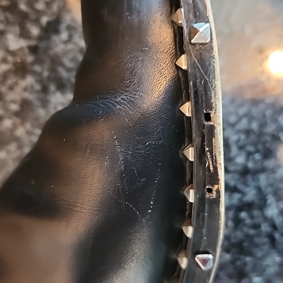 Valentino Leather Boots Black Size 8 - Picture 9 of 12